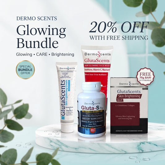 Dermo Scents Glowing Skin Bundle – 25% OFF + Free Shipping | 4-Product Beauty Deal