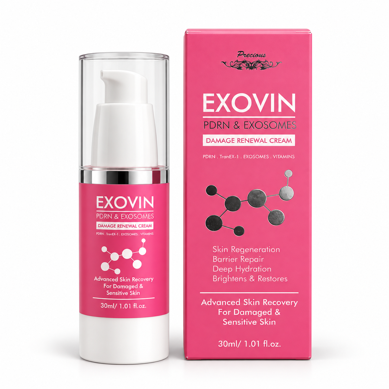 EXOVIN PDRN Exosome Repair Cream – Skin Renewal, Hydration & Barrier Recovery