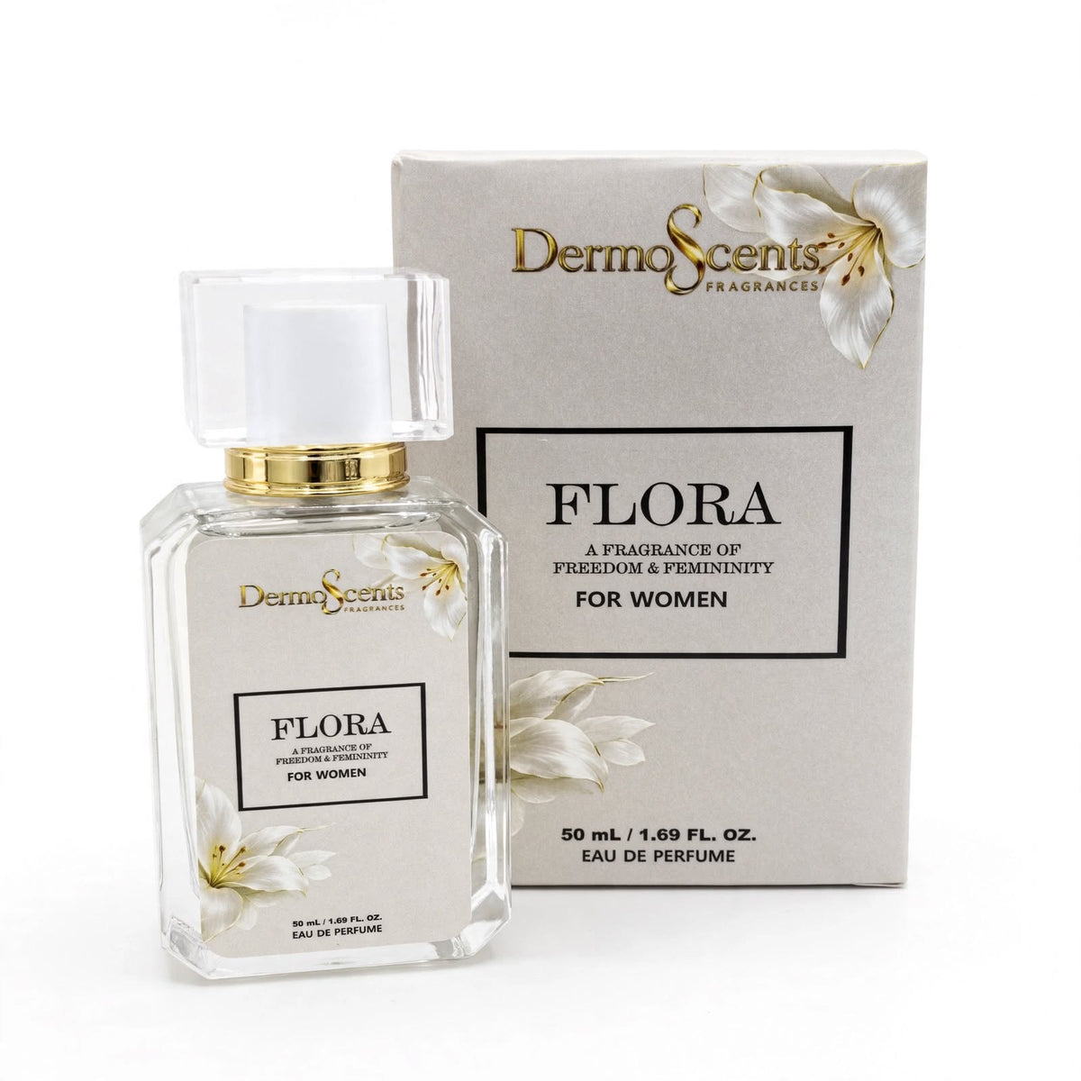 FLORA Perfume for Women 50ml | Luxury Floral Fragrance by Dermo Scents