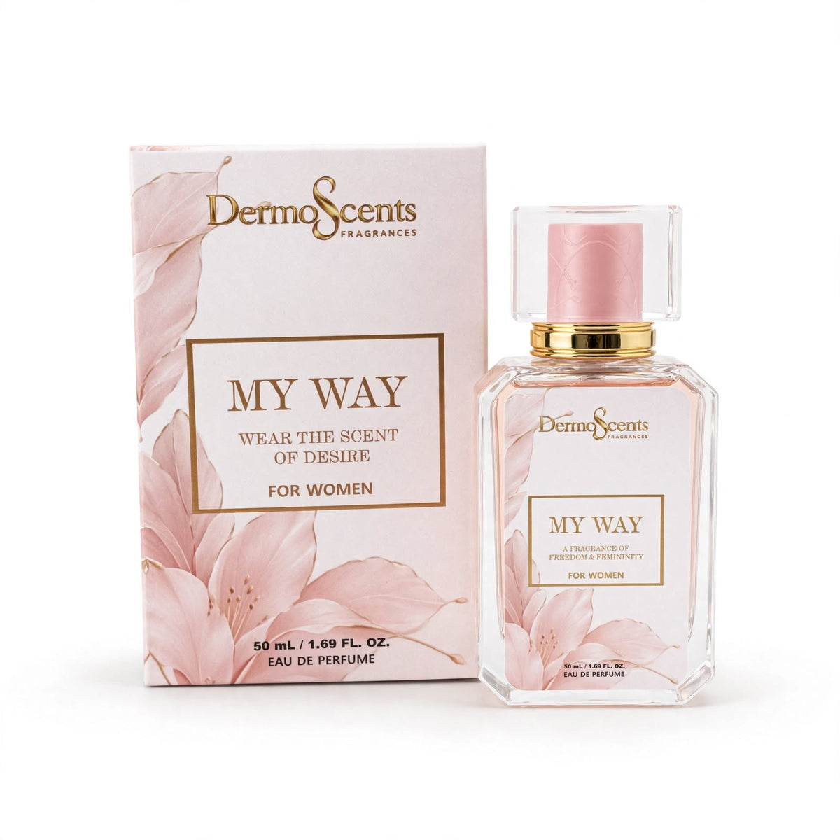 MY WAY Eau de Parfum for Women 50ml | Luxury Floral Fragrance by Dermo Scents